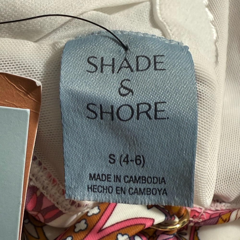 Shade & Shore - Women’s Jacobean Print Tummy Control One Piece Swimsuit - Picture 6 of 11